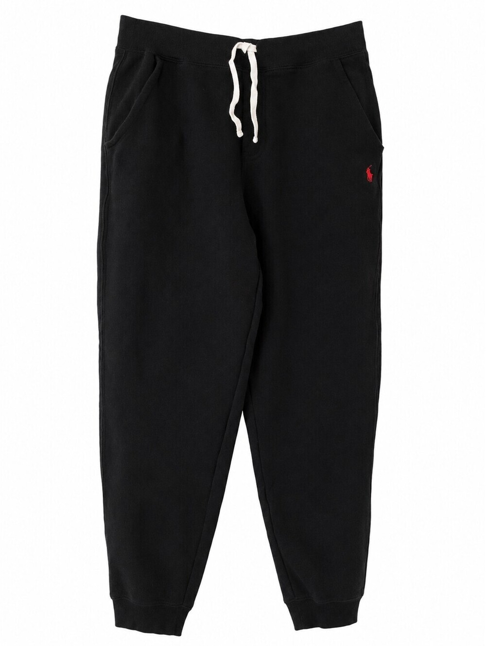 Polo Ralph Lauren Boys L 14-16 Jogger Sweatpants Black Drawstring